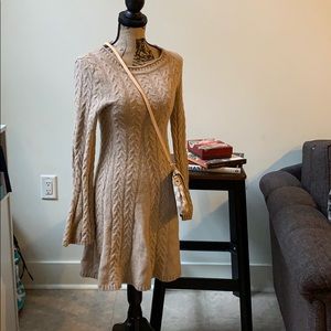 BCBGMAXAZRIA fit and flare knit dress